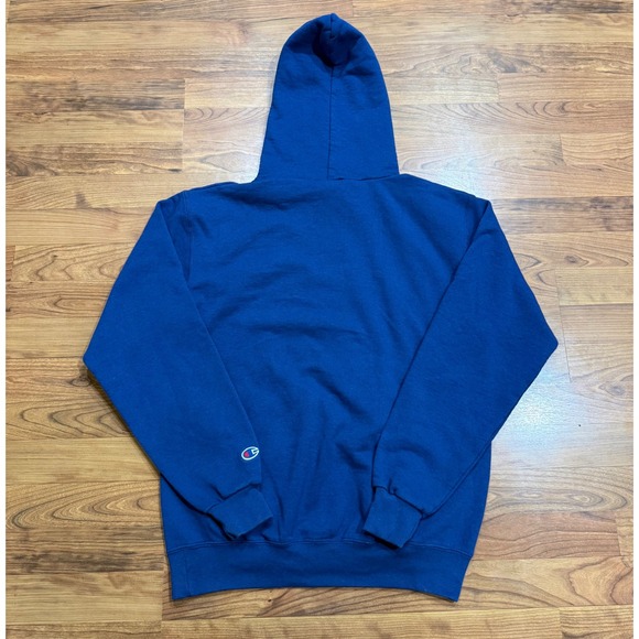 Champion University of Florida Hoodie Blue Spell Out Pullover Mens Medium NCAA - Picture 3 of 5